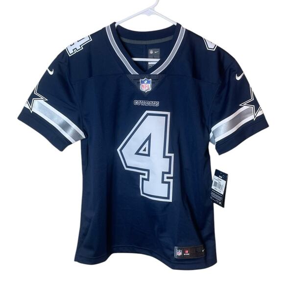 NFL Kids Navy and Silver Cowboys Jersey - Picture 1 of 6